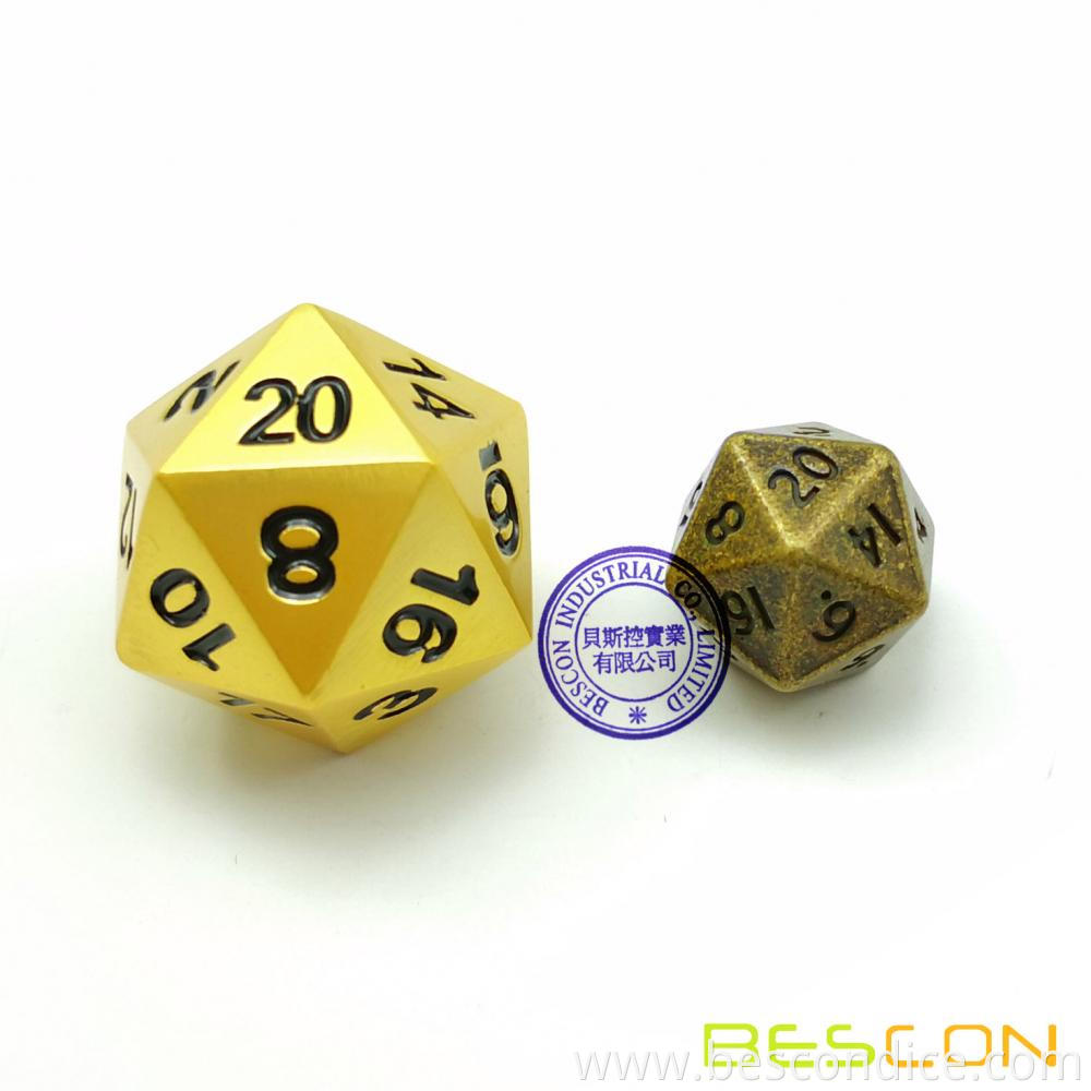 Small Metal Brass Dnd Dice Set 2 Small Metal Brass Dnd Dice Set 2